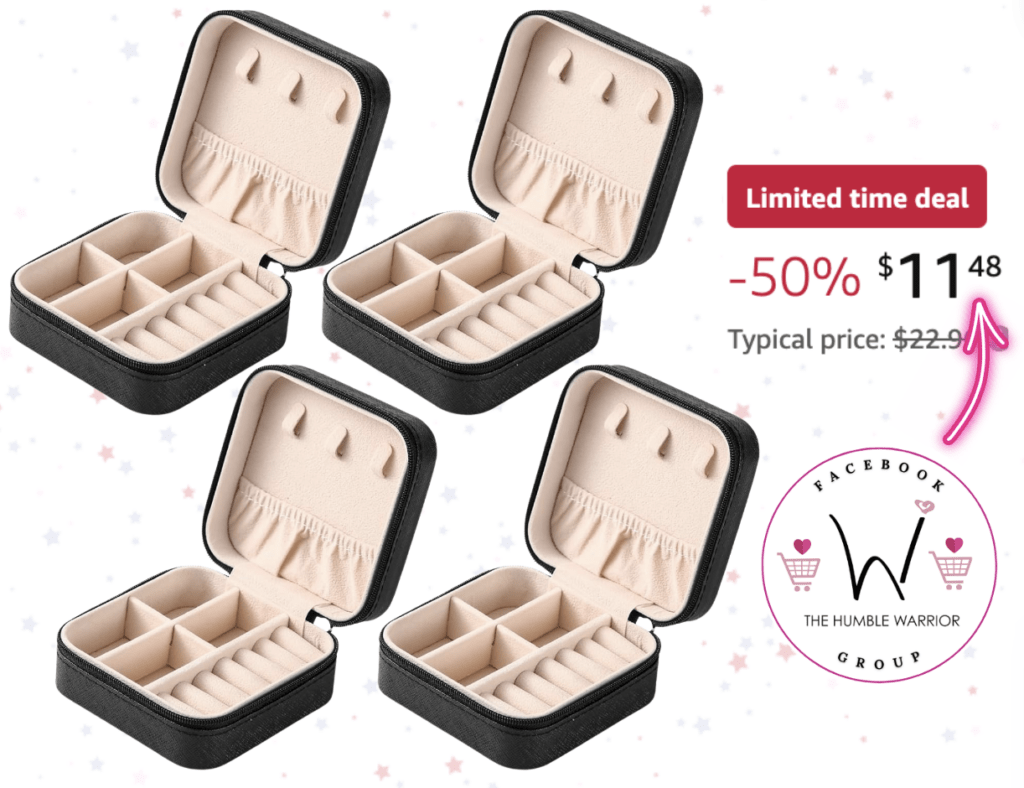 Portable Travel Mini Jewelry Boxes!